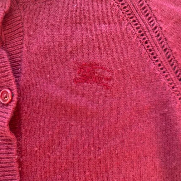 Burberry 100%cashmere cardigan 7years old pink - Picture 5 of 7
